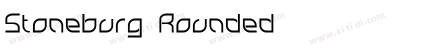 Stoneburg Rounded字体转换
